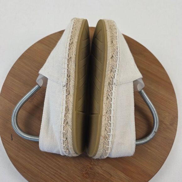 Prada Milano Embossed Logo Espadrilles Slip-On Flats Women’s Size EU 37 US 6.5-7 - Picture 8 of 15